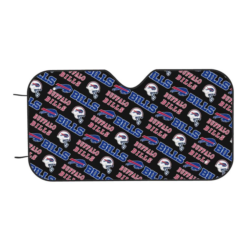 Buffalo Bills 3 Printed suitable for front Car windshield sunshades Car windshield sunshades