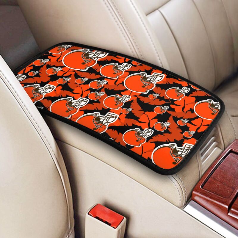 Cleveland Browns printing Center console armrest pad car armrest protective cover car