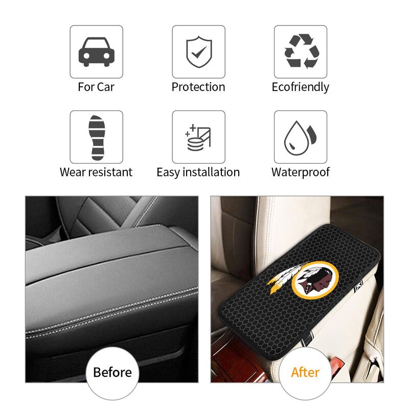 Washington Redskins Printed protective pad for car armrest box