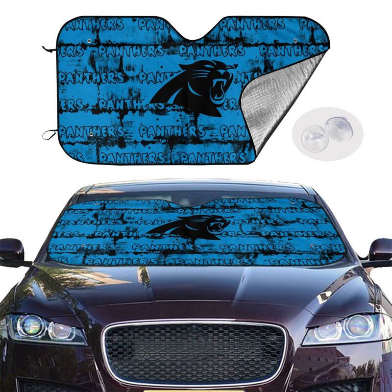 Carolina Panthers Printed front windshield sunshade car windshield sunshade (multi size)
