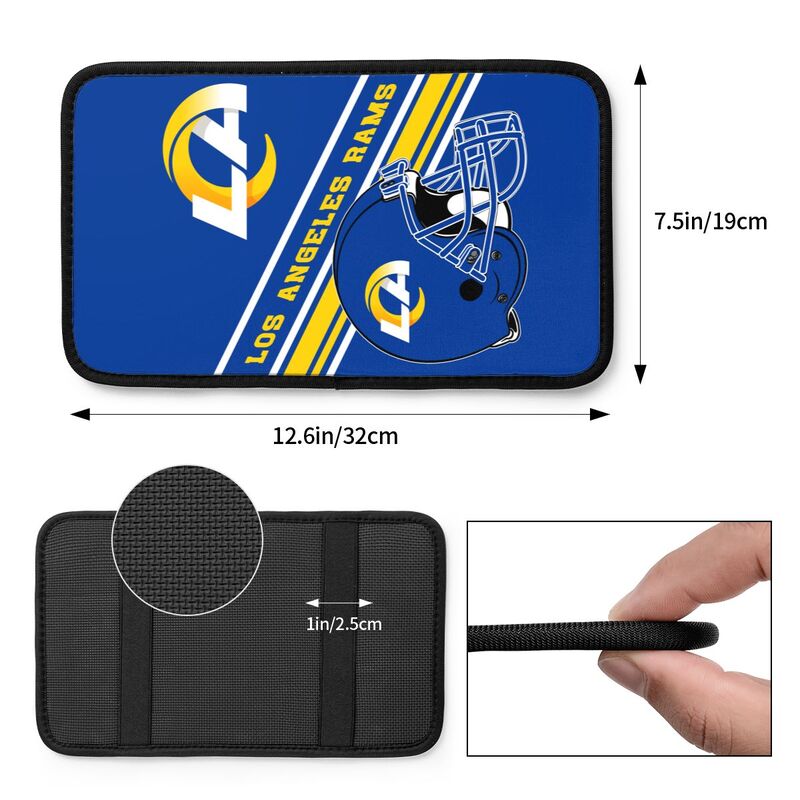 Los Angeles Rams Print armrest protective cover car armrest box cushion