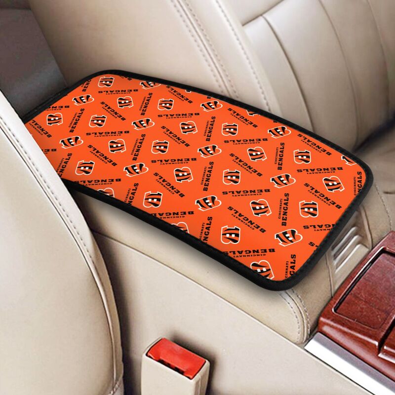Cincinnati Bengals Printed armrest protective cover car armrest box cushion