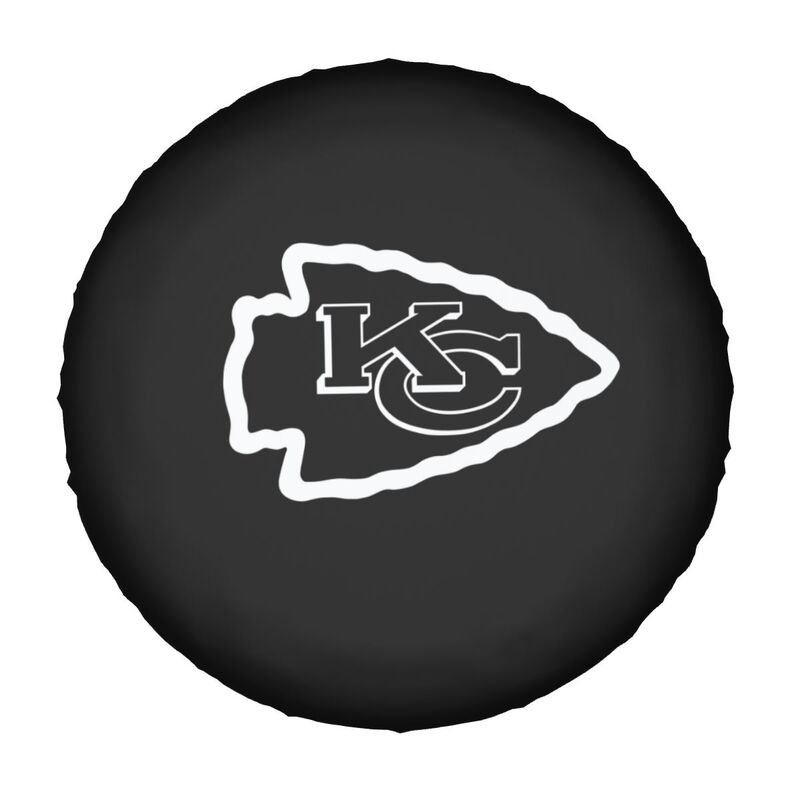 Kansas City Chiefs 3 Printing tire protection cover car sun protection tire protection covers