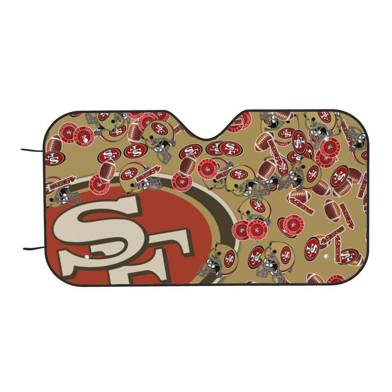 San Francisco 49ers Print multiple sizes car windshield sunshade panel car windshield sunshade cover