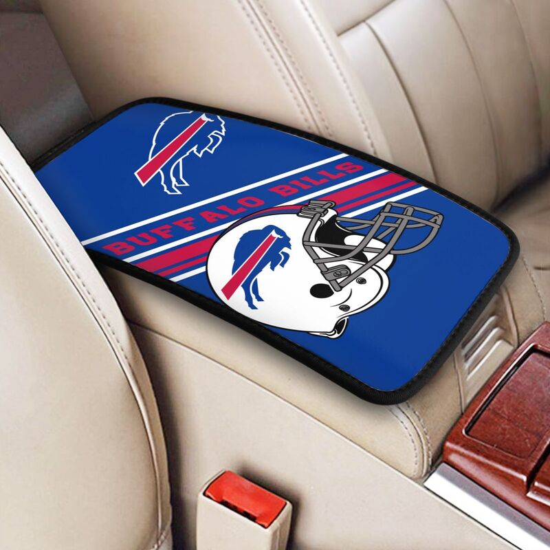 Buffalo Bills Print armrest protective cover car armrest box cushion