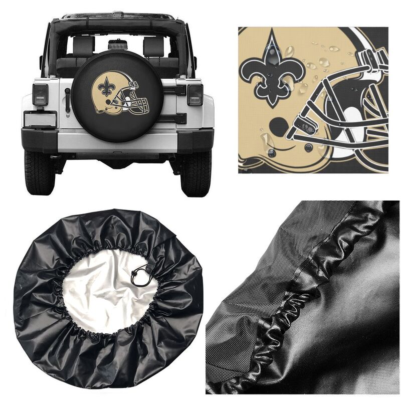 New Orleans Saints Printing tire protection covers car sun protection tire protection cover