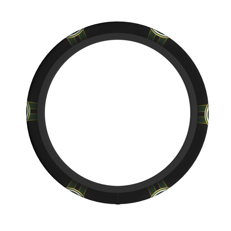 Green Bay Packers 5 Printed car anti-skid cover elastic steering wheel cover