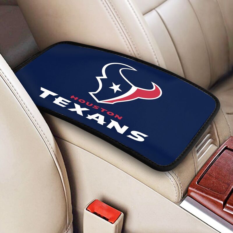 Houston Texans2 Printed car center armrest box pad anti slip pad