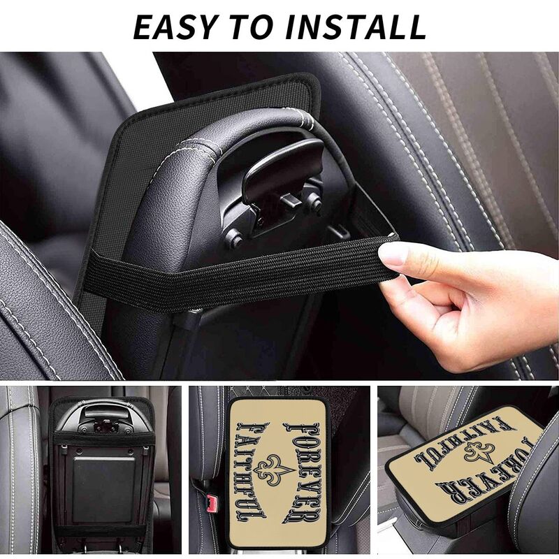New Orleans Saints Print car armrest box cover armrest protective cover