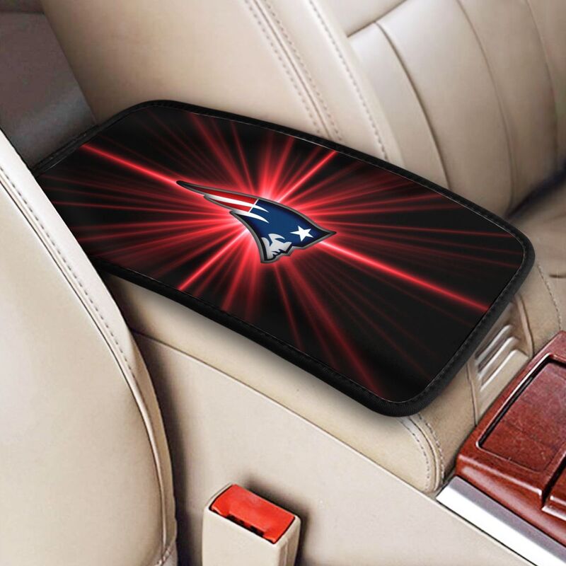 New England Patriots2 Printed car center armrest box pad anti slip pad