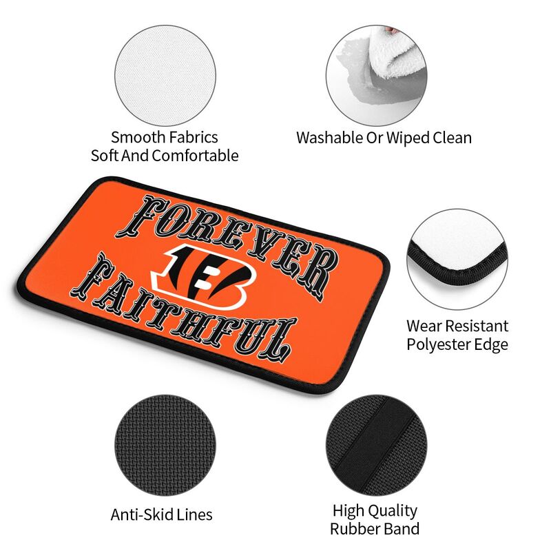 Cincinnati Bengals Print car armrest box cover armrest protective cover