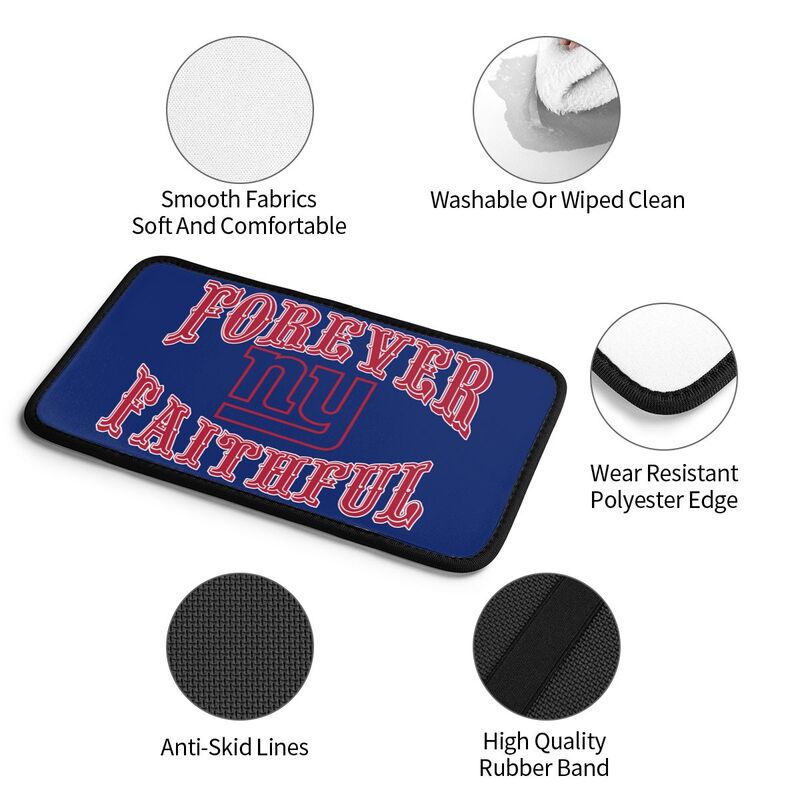 New York Giants Print car armrest box cover armrest protective cover