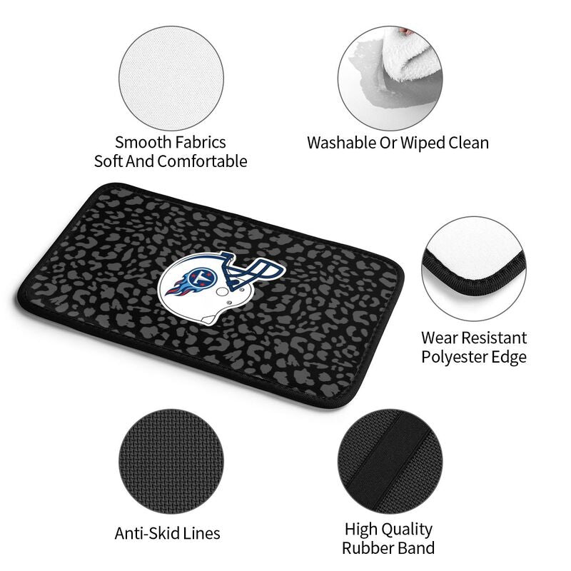 Tennessee Titans 3 printed Car handrail box cushion Personalized car armrest cover