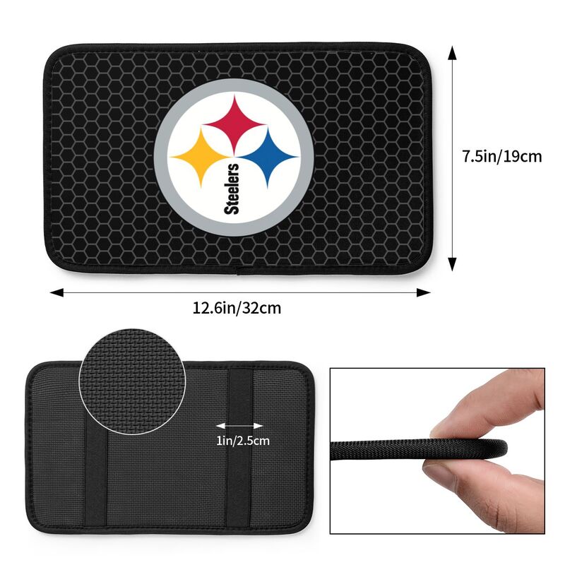 Pittsburgh Steelers Printed protective pad for car armrest box