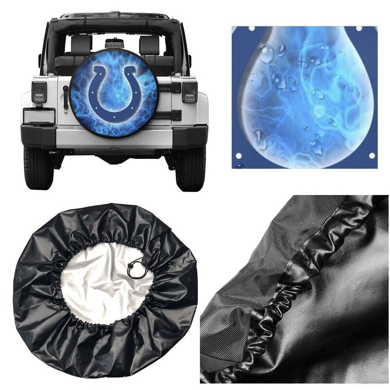 Indianapolis Colts 3 Tyre protective cover car dustproof sunscreen tyre protective cover