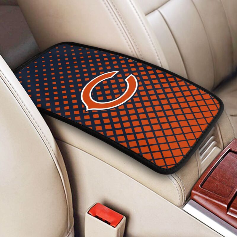 Chicago Bears Car handrail box cushion Personalized printed car armrest cover