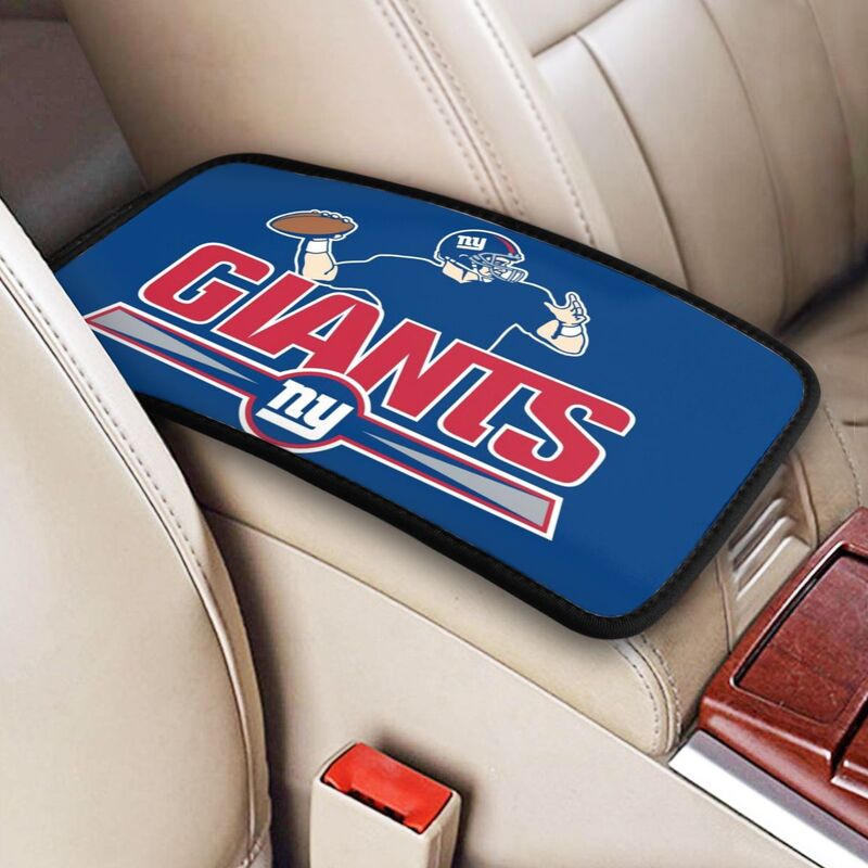 New York Giants3 Printed car armrest box pad anti-abrasion pad