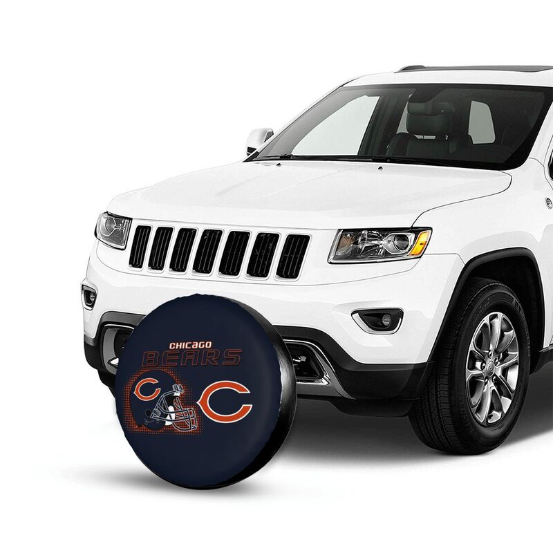 Chicago Bears Print car tire protection cover car spare tire dust protection covers