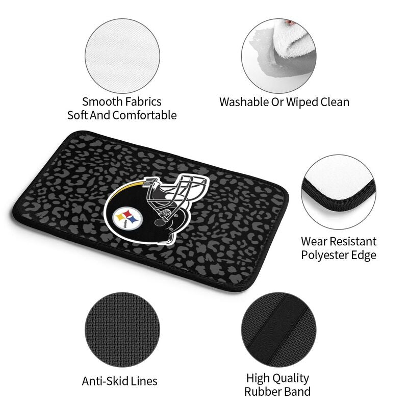 Pittsburgh Steelers printed Car handrail box cushion Personalized car armrest cover
