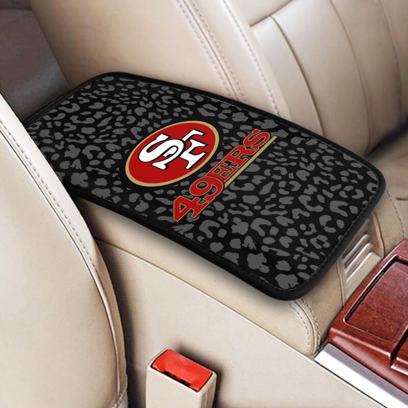 San Francisco 49ers printed Car handrail box cushion Personalized car armrest cover