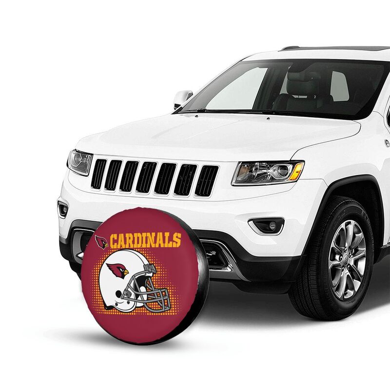Arizona Cardinals Printed tire protection cover car sun protection tire protection cover