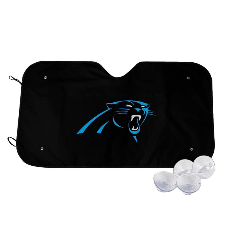 Carolina Panthers Print Car windshield sunshades is suitable for front Car windshield sunshades