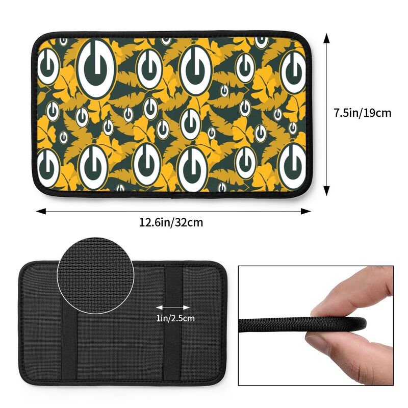 Green Bay Packers printing Center console armrest pad car armrest protective cover car