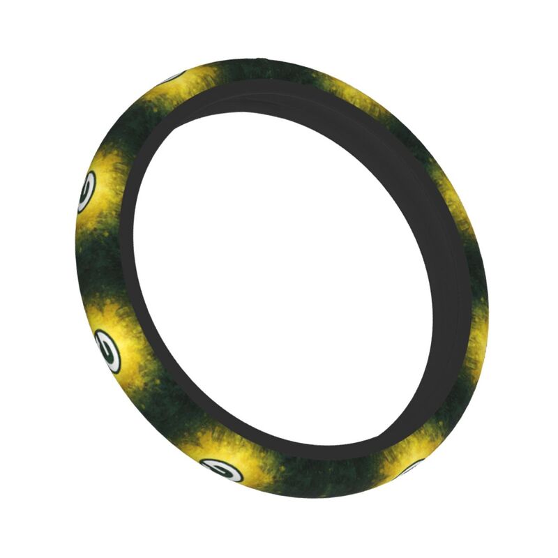 Green Bay Packers 4 Printed breathable anti slip cover elastic steering wheel cover