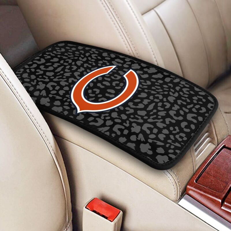 Chicago Bears 2 print Car handrail box cushion Personalized car armrest cover
