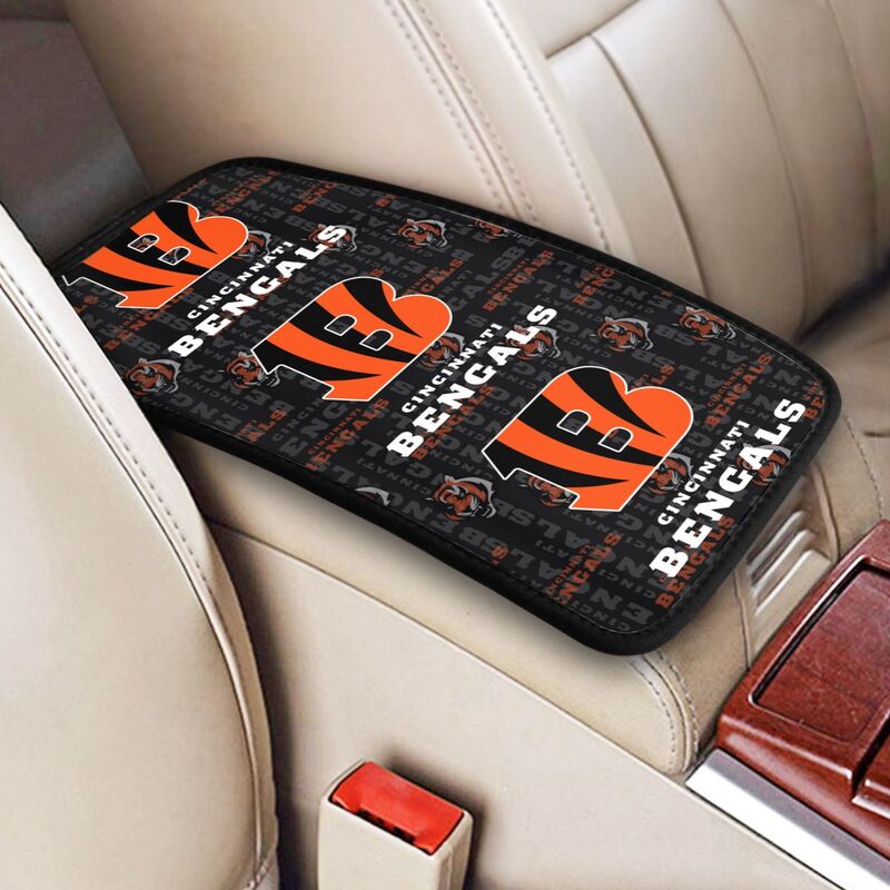 Cincinnati Bengals Printed car armrest box pad anti-abrasion pad
