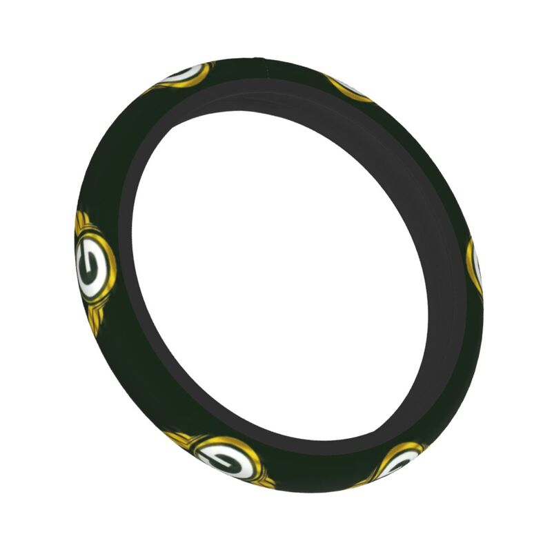 Green Bay Packers Printed breathable elastic steering wheel cover anti slip cover