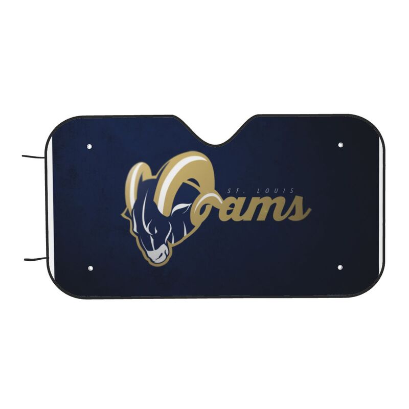 Los Angeles Rams Print Car windshield sunshades is suitable for front Car windshield sunshades