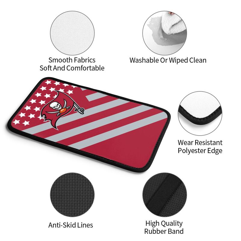 Tampa Bay Buccaneers Protective pad for armrest box of printing vehicle