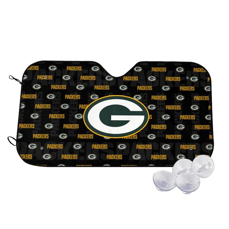 Green Bay Packers Printed is suitable for front Car windshield sunshades Car windshield sunshades
