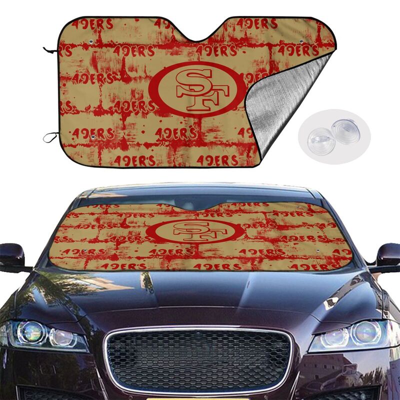 San Francisco 49ers Printed front windshield sunshade car windshield sunshade (multi size)