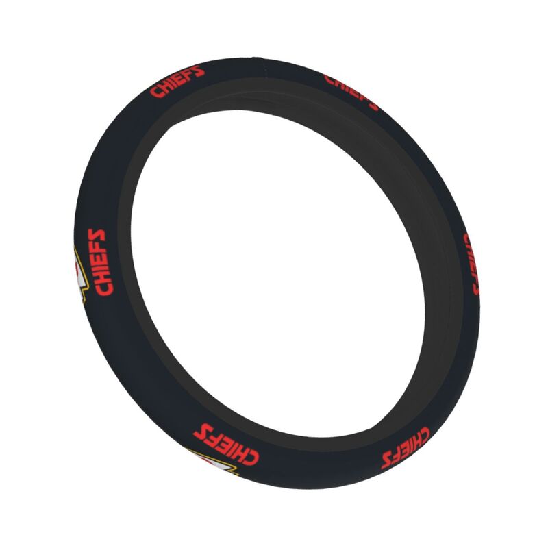 Kansas City Chiefs Printed breathable elastic steering wheel cover