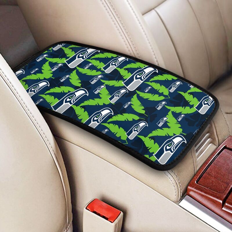 Seattle Seahawks printing Center console armrest pad car armrest protective cover car