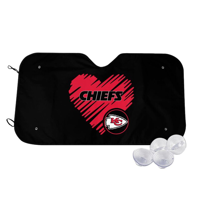 Kansas City Chiefs Printing is suitable car front windshield sunshades Car windshield sunshades