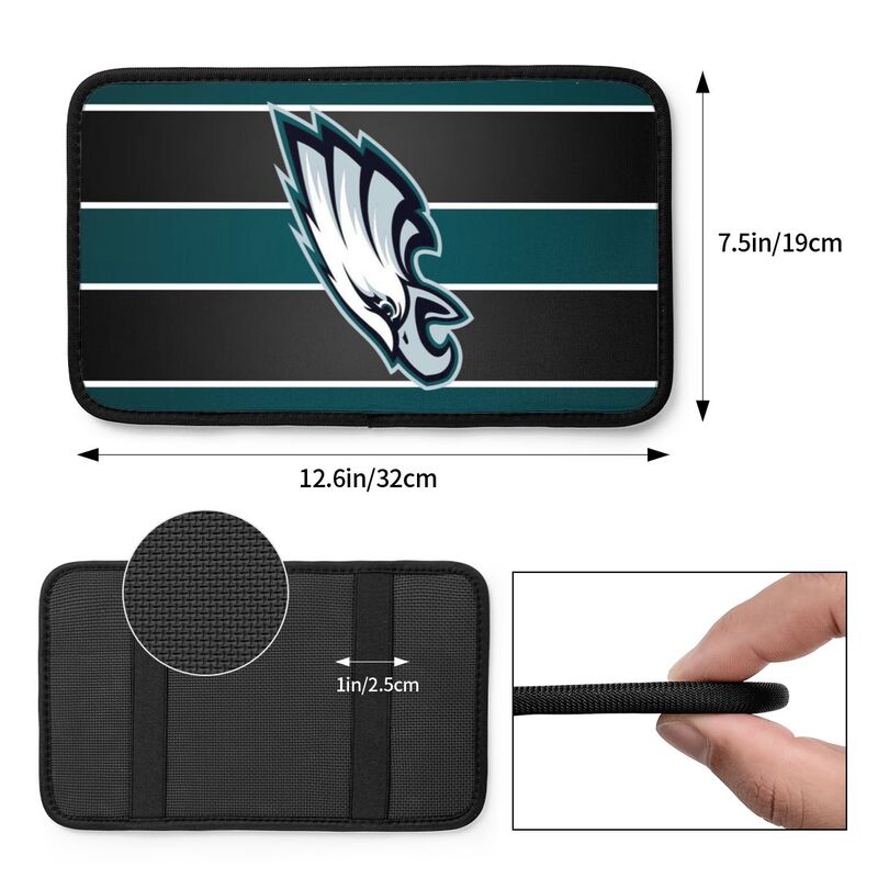 Philadelphia Eagles1 Printed car center armrest box pad anti slip pad