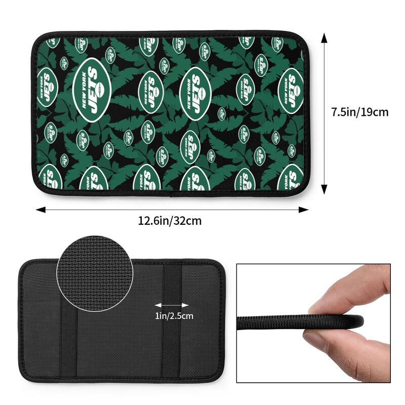 New York Jets printing Center console armrest pad car armrest protective cover car