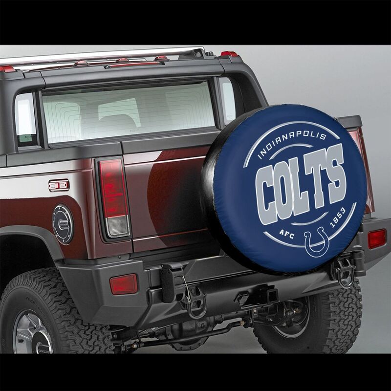 Indianapolis Colts Printing car tire protection cover car spare tire dust protection cover