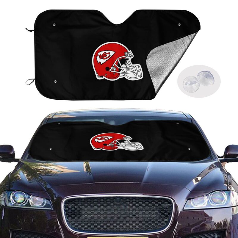 Kansas City Chiefs 3 Printing suitable for front Car windshield sunshades Car windshield sunshades