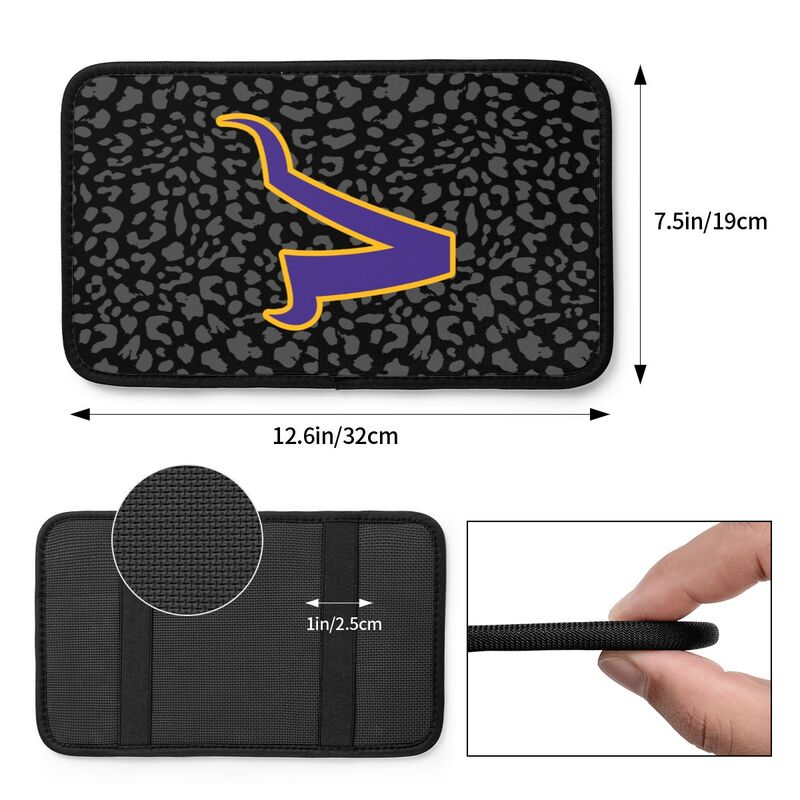 Minnesota Vikings 2 printed Car handrail box cushion Personalized car armrest cover