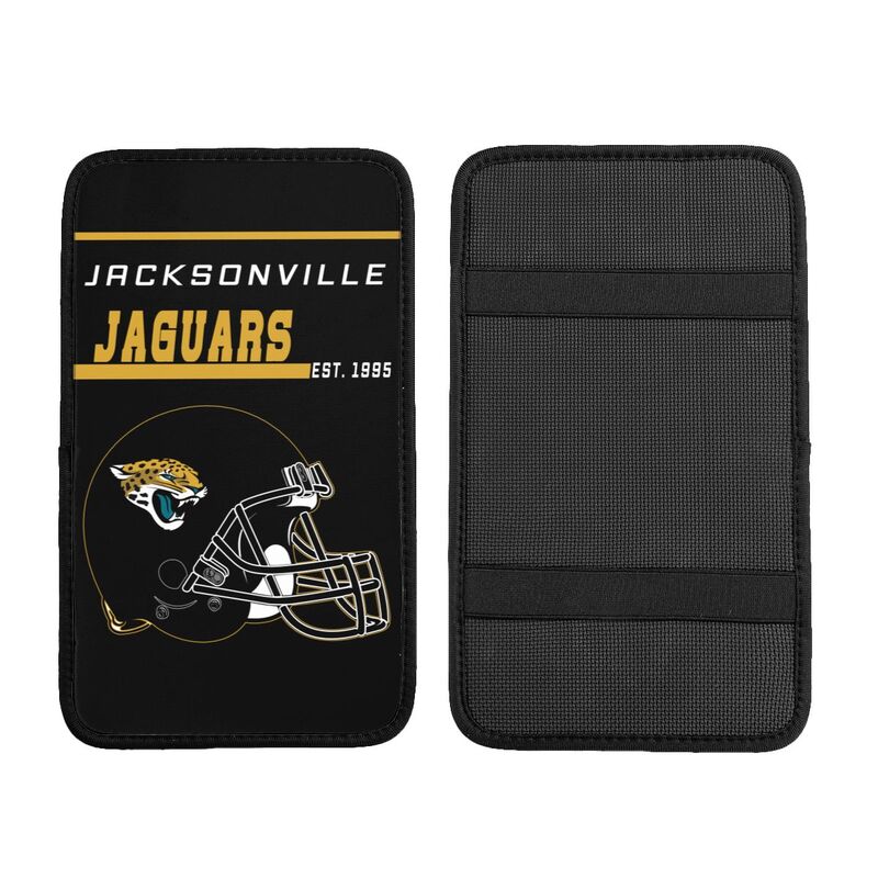 Jacksonville Jaguars Print car armrest box cushion armrest protective cover
