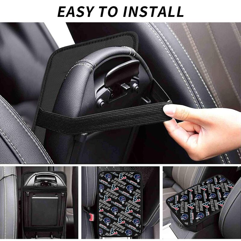 Houston Texans Printing car armrest box protective pad