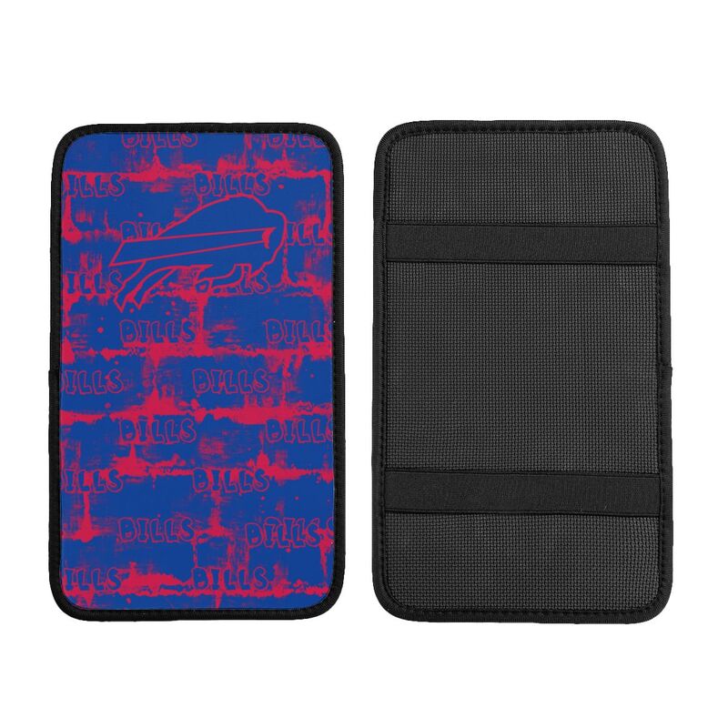Buffalo Bills print Car armrest box protective cover car center console armrest pad
