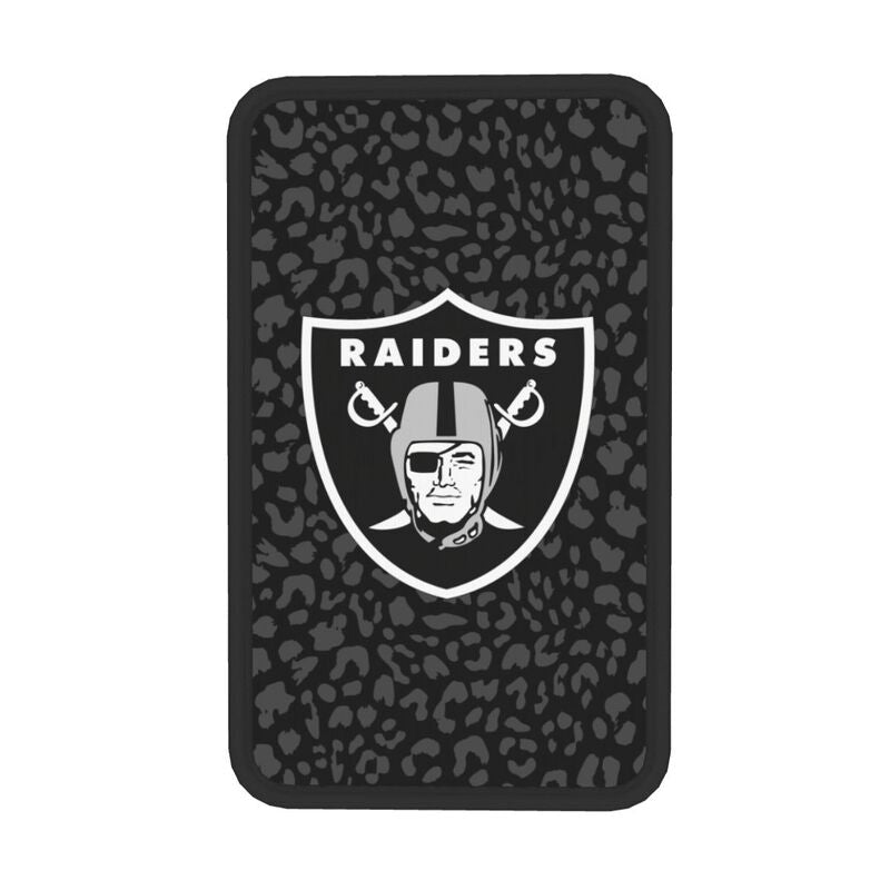 Las Vegas Raiders 2 print Car handrail box cushion Personalized car armrest cover