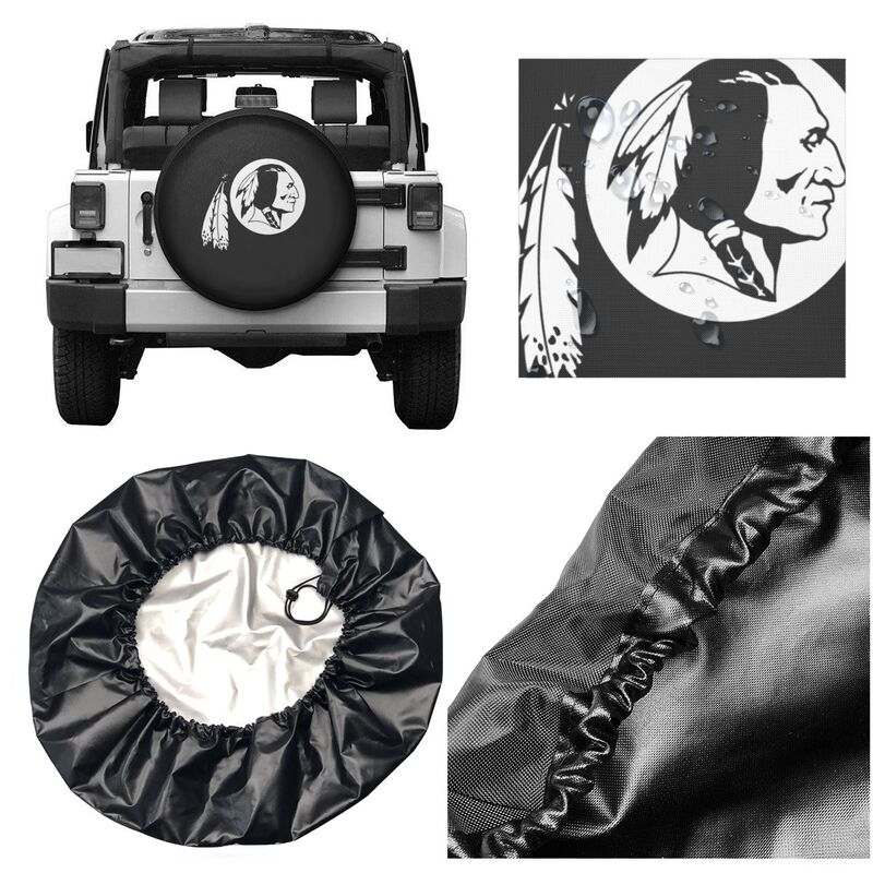 Washington Redskins 4 Printing tire protection cover car sun protection tire protection covers
