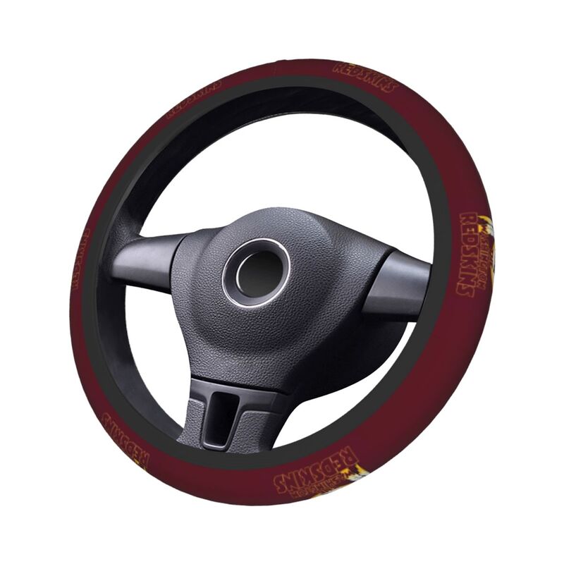 Washington Commanders Printed breathable elastic steering wheel protective cover