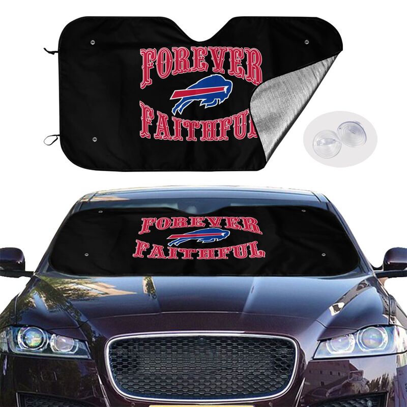 Buffalo Bills Printing car multi size front windshield sunshade car windshield sunshade